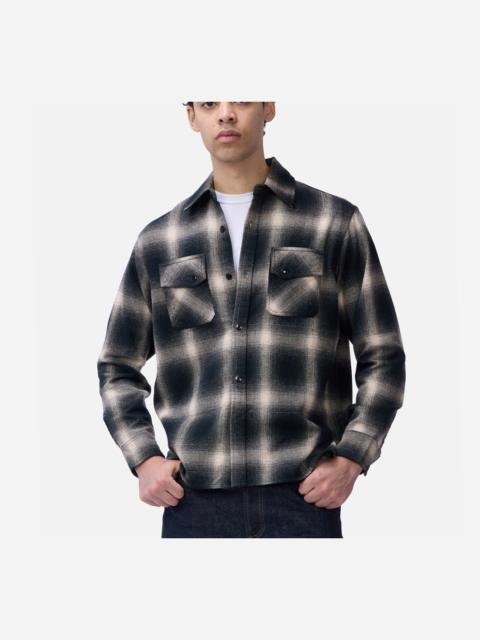 Crosscut Flannel - Black Ombre Plaid