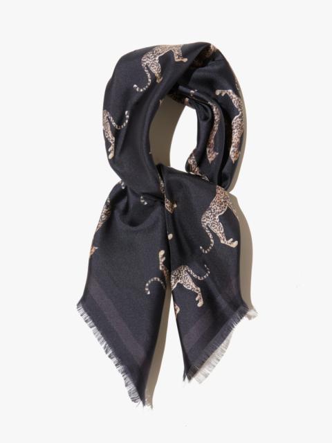 CHEETAH SILK SCARF