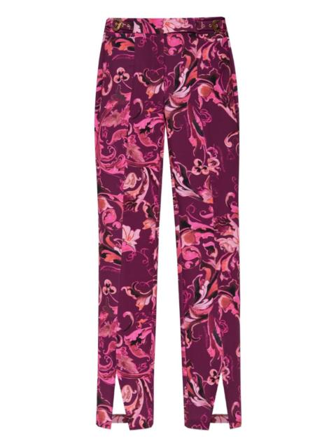 Barocco-print trousers