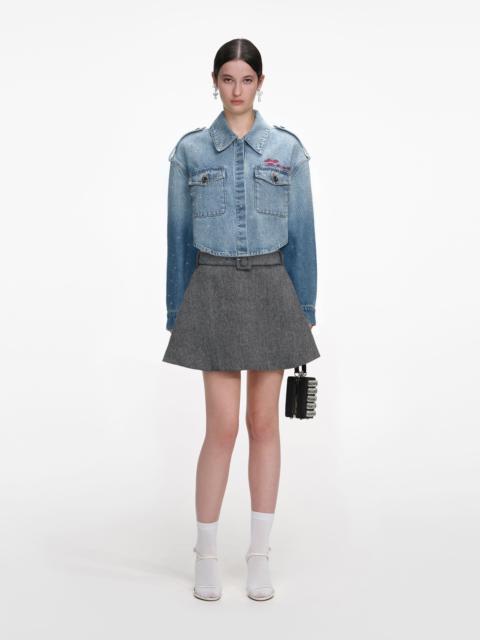 Rhinestone Denim Shirt