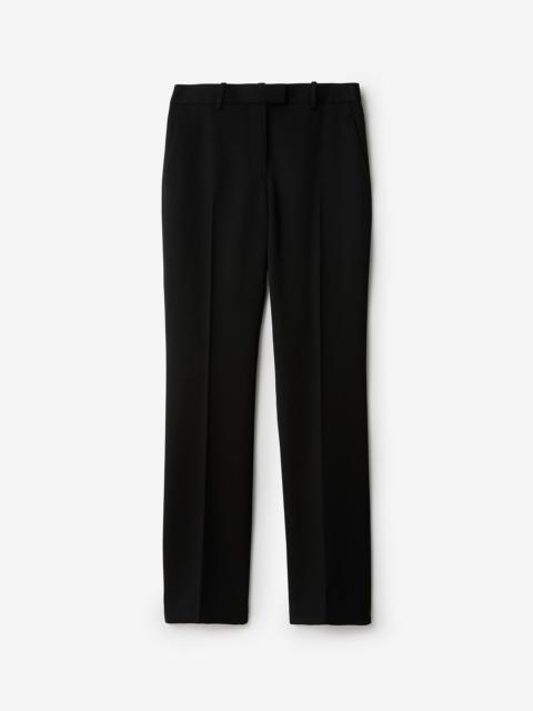 Grain de Poudre Wool Tailored Trousers