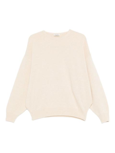 round-neck wool sweater