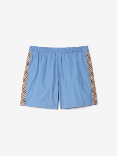 Check Trim Swim Shorts