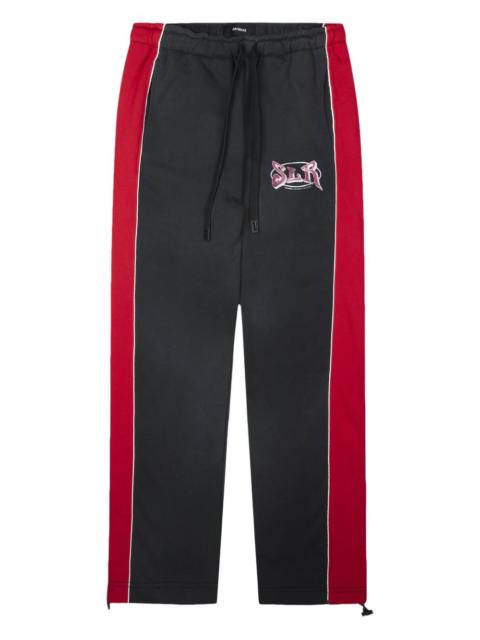 striped wide sweatpants