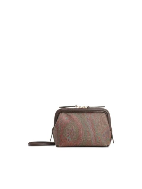 Arnica paisley-pattern clutch bag