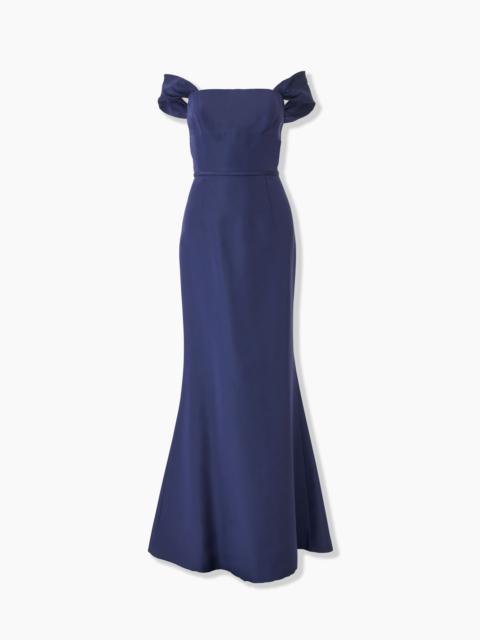 Off-Shoulder Trumpet Gown