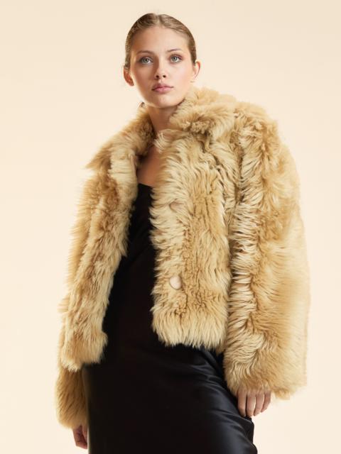 Shearling Cropped Jacket