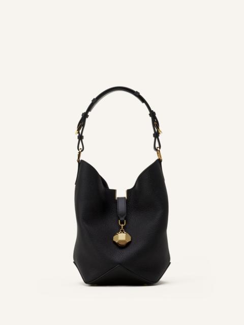CATCH BY LANVIN MEDIUM LEATHER BUCKET BAG