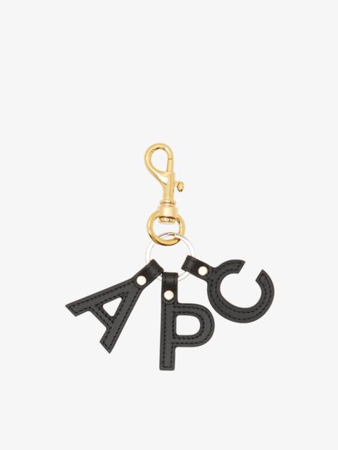 LETTRES A.P.C. KEYCHAIN