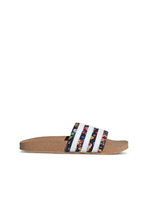 Rich Mnisi Adilette "Core Black /Cloud White/Supplier Colour" slides
