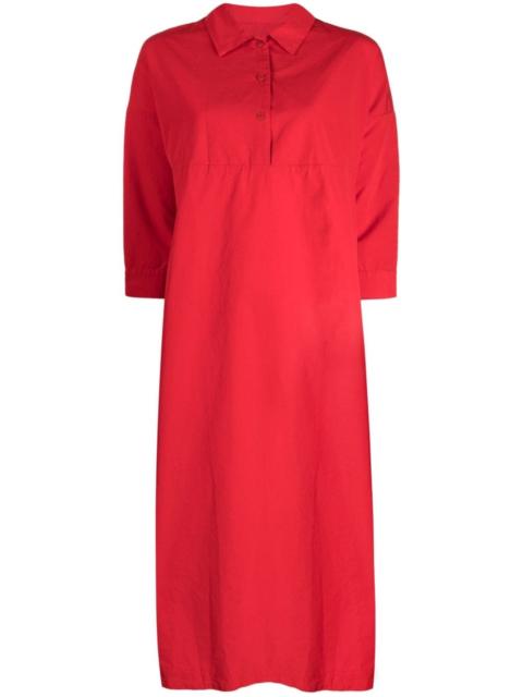 Momo cotton midi shirtdress