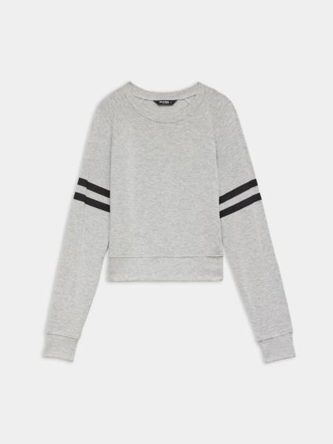 Brooks Stripe Fleece Sweatshirt