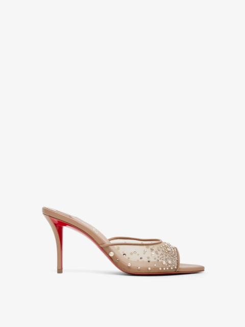 Miss Z 80 Beige Strass Mules