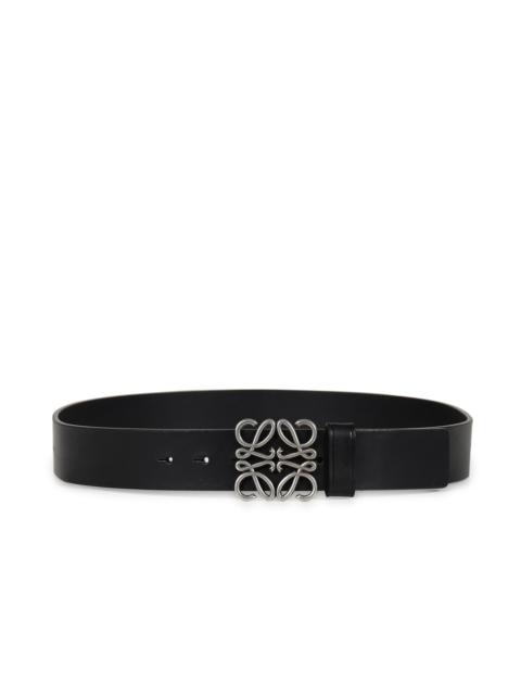 ANAGRAM CHUNKY 4CM BELT / BLK