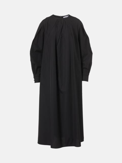 Liriche cotton poplin midi dress