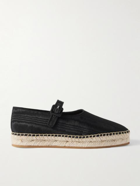 Clover Moire Mary Jane Espadrilles