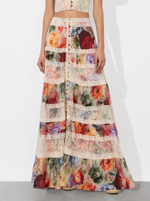 ADIRA TIERED MAXI SKIRT