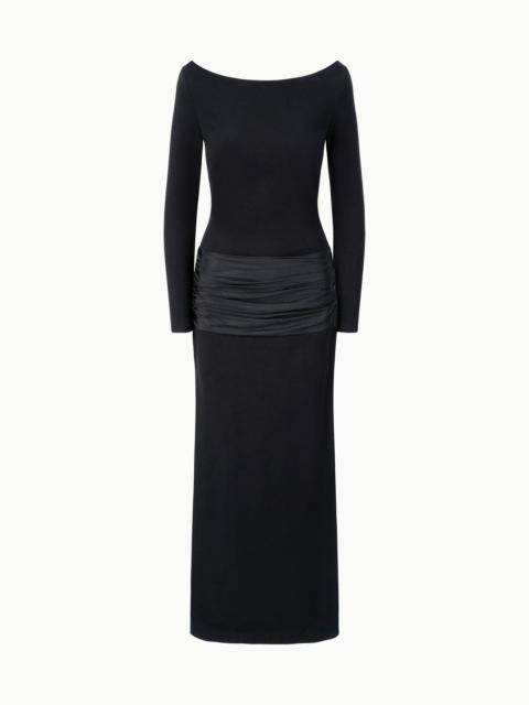STAUD HOLLAND DRESS BLACK