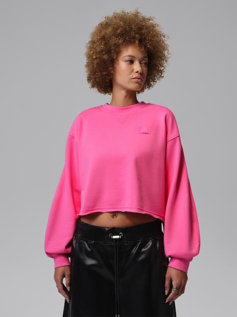 Jordan Flight Fleece Women's Mod-Crop Crew-Neck Sweatshirt