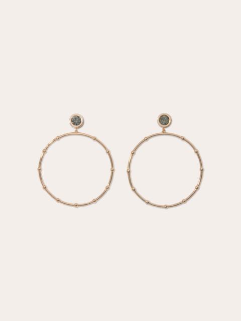 Angely Drop Hoop Earrings