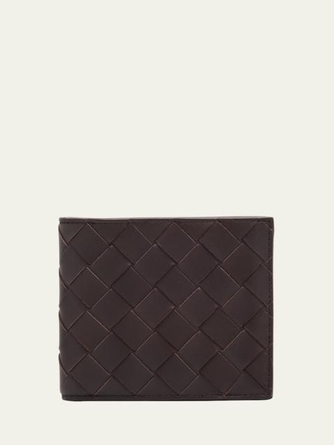 Men's Intrecciato Leather Bifold Wallet