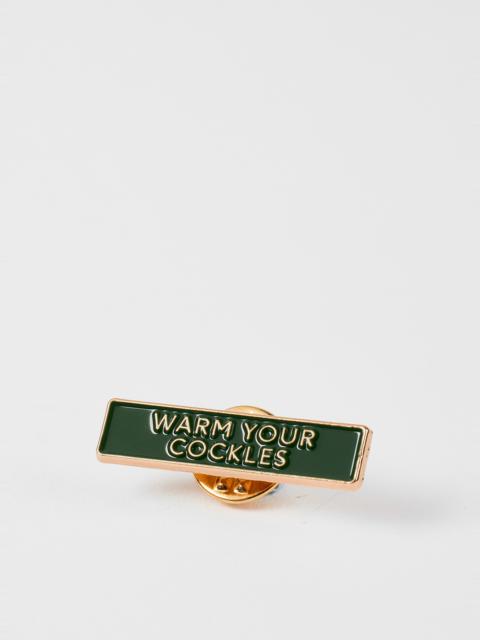 Paul Smith loves Barbour - Warm Your Cockles Pin Badge