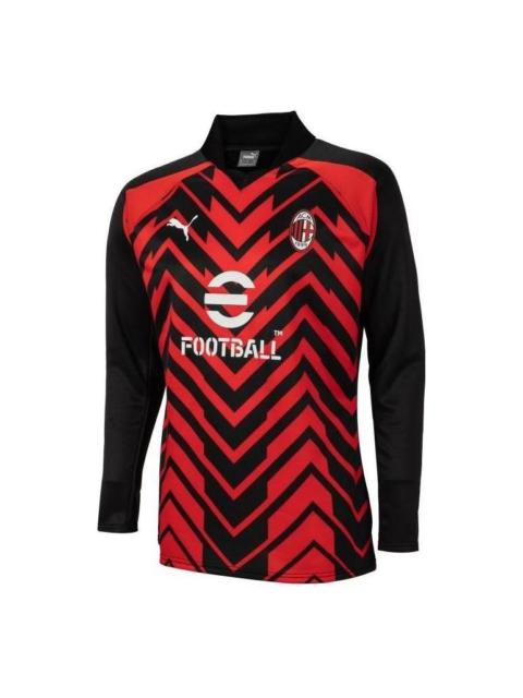 PUMA 23-24 AC Milan Pre-Match Knit Jersey 'Red Black White' 772232-01