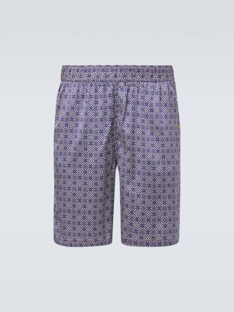 Palma silk-blend Bermuda shorts