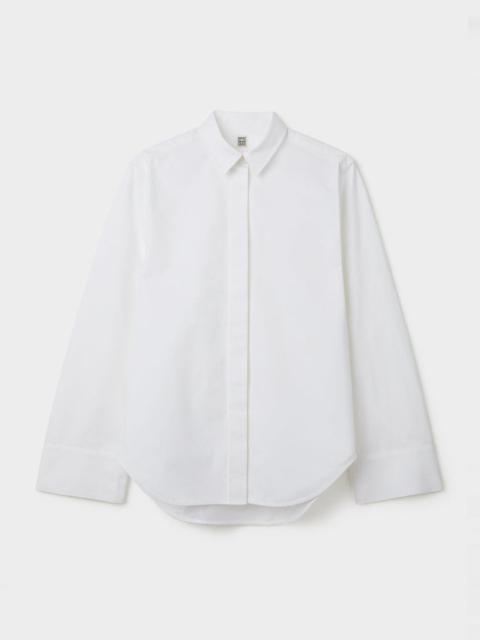 Wide sleeve shirt white