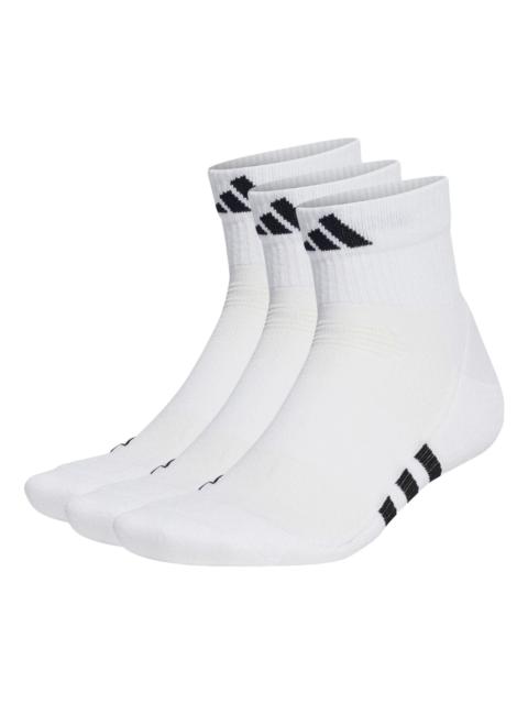 adidas Performance Cushioned Mid-Cut Socks 3 Pairs 'White' HT3450