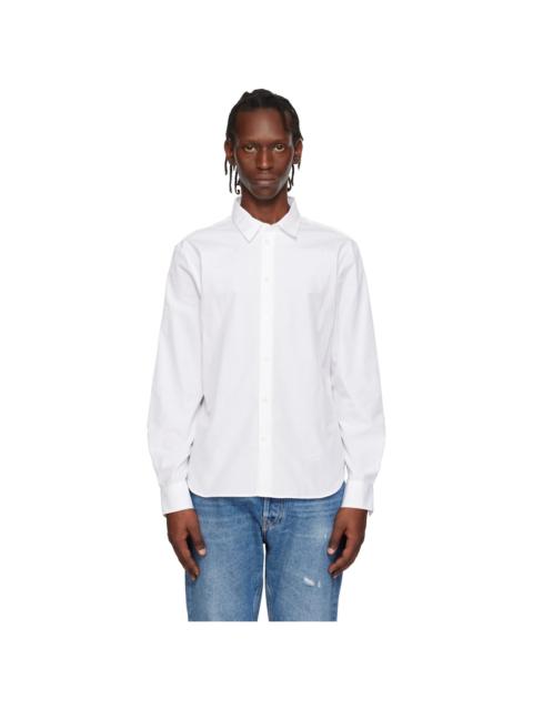 White 'Maison Kitsuné' Handwriting Casual Shirt