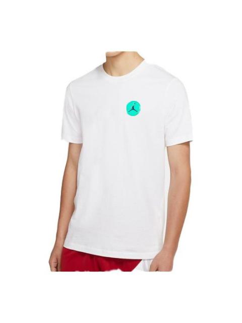 Air Jordan LEGACY AJ13 Sports Short Sleeve White CW0800-100