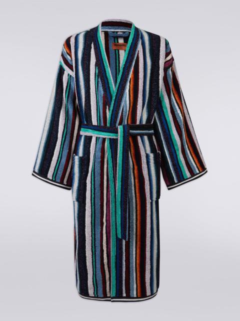 Chandler terry bathrobe with lurex
