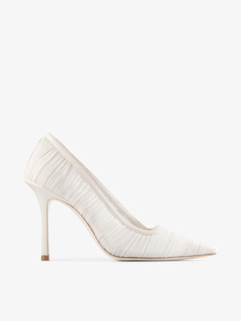 Lotta 100
Ivory Tulle and Nappa Pumps