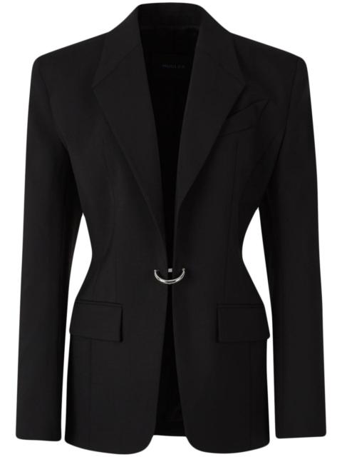 pierced tailored blazer