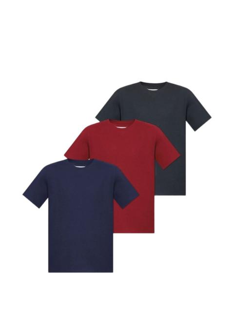 four-stitch crew-neck T-shirt (pack of three)