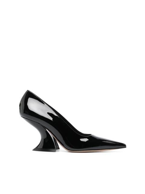 Elodie 80mm patent-leather pumps