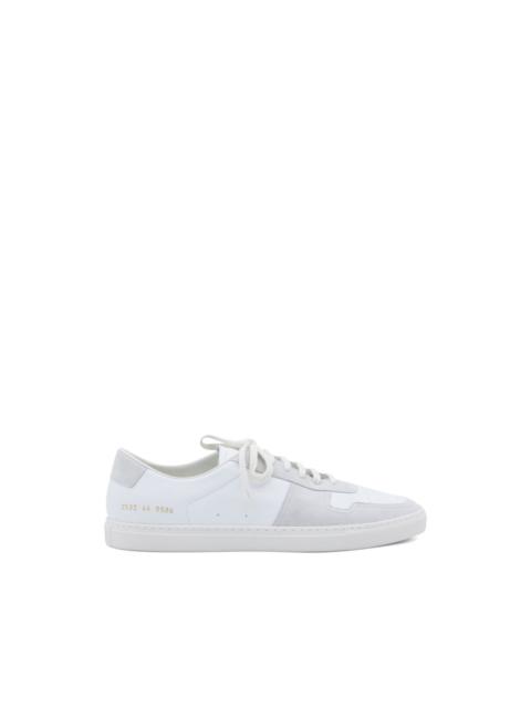 panelled lace-up fastening sneakers