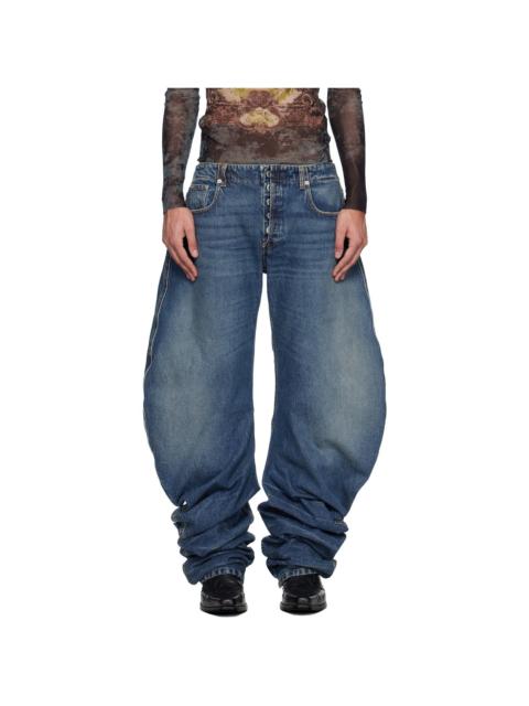 Blue Oversize Fit Jeans