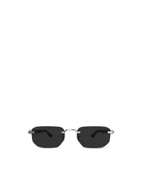 rectangle-frame sunglasses