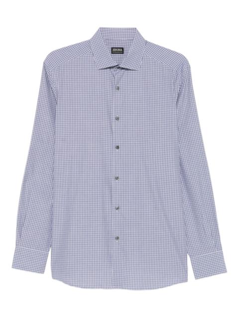 checked buttoned shirt