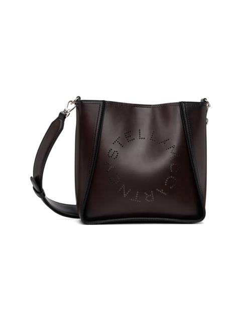 Brown Logo Square Crossbody Bag