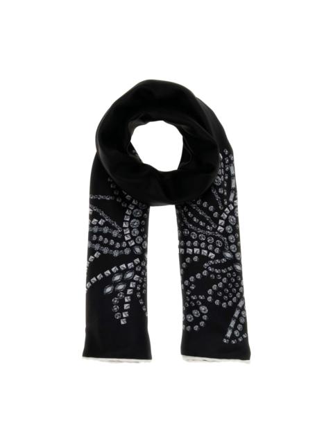 crystal sunflower scarf