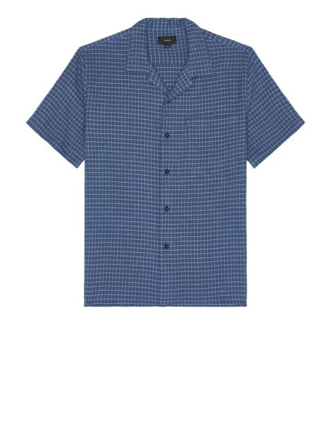 Provence Plaid Collar Shirt