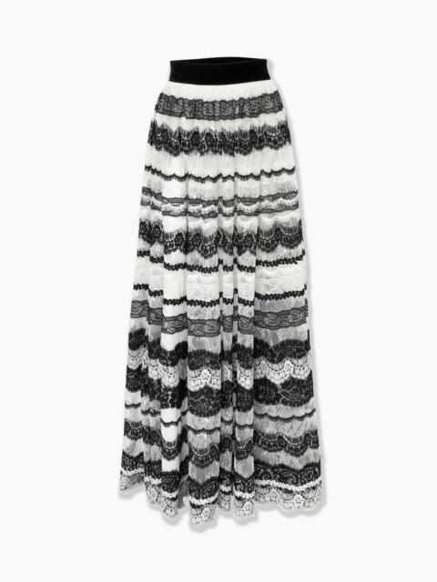 Embroidered Lace Ball Skirt