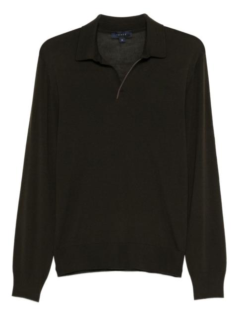 long-sleeved polo shirt