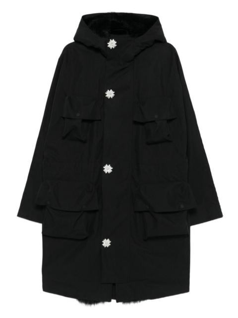 hooded parka coat