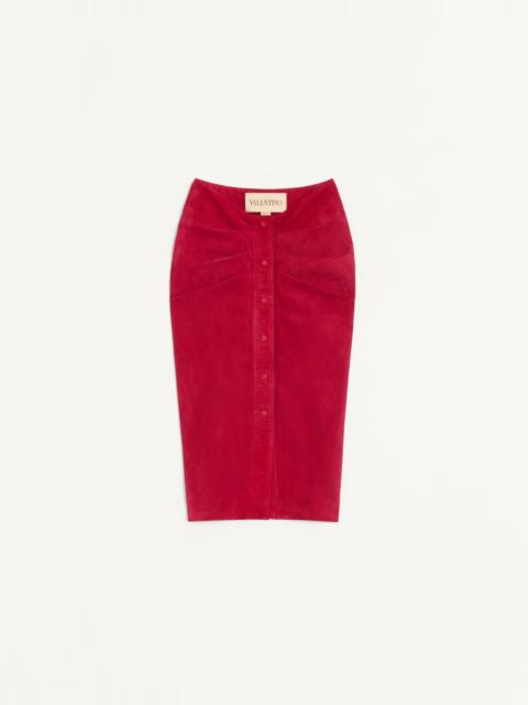 SUEDE SKIRT