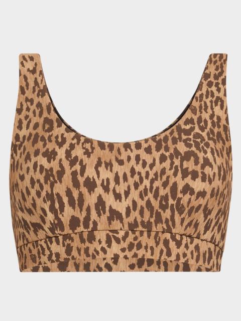 Panthera Daisy Scoop-Neck Sports Bra
