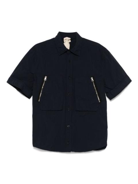 zipped-pockets shirt